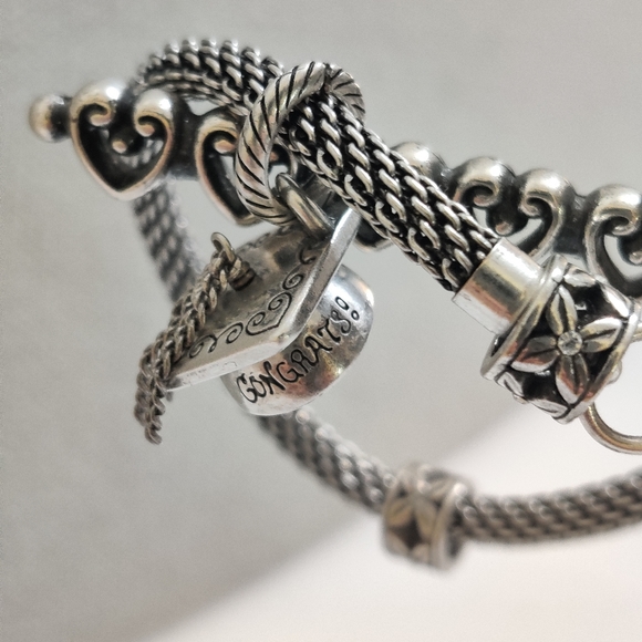 Brighton Graduation Cap Charm Bracelet - Picture 8 of 11
